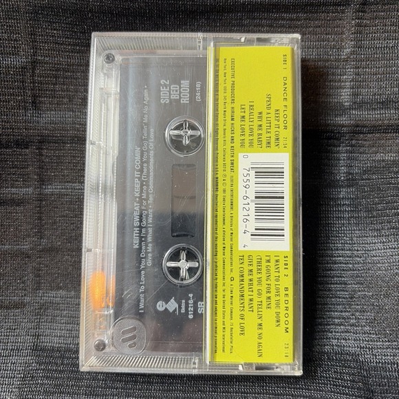 Keep It Comin' by Keith Sweat (Cassette, 1991) - Picture 2 of 2